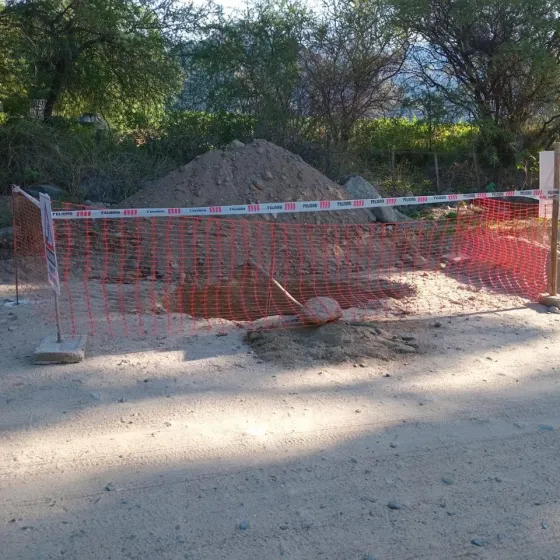 Red de cloaca en Cafayate