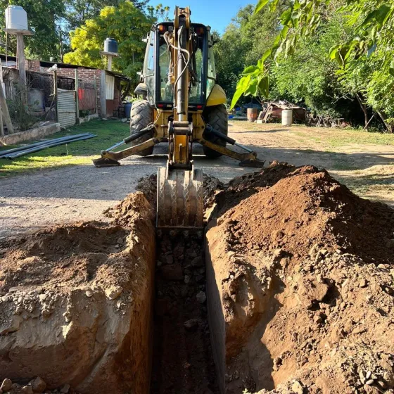 Red de agua en Lote San Martín